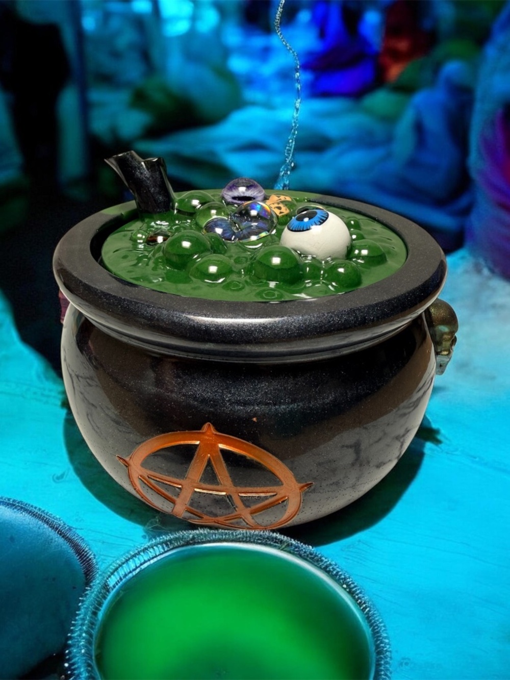 Halloween resin cauldron